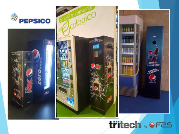 Pepsi Italia Partner di Tritech nella sponsorizzazione del compattatore bottiglie|lattine