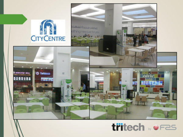 City Center Cairo Egitto - Food corner all'interno del Mall con Tritech